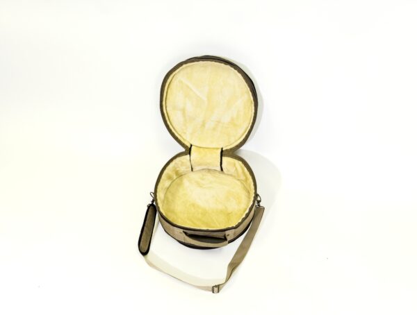 Barton 14X5, Snare Drum Bag - 600D with Faux Leather Trim, Color -Tawny Brown - Image 8
