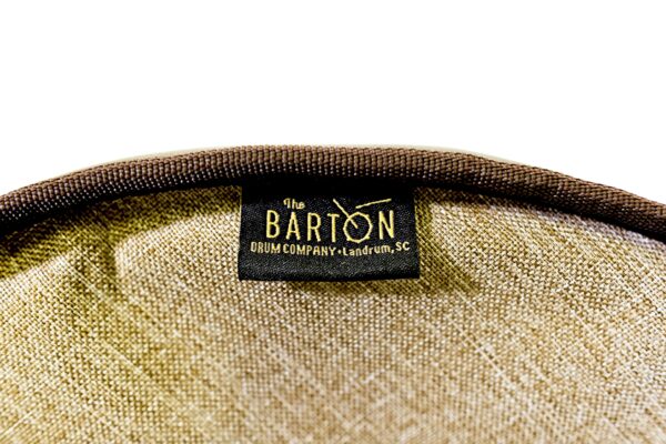 Barton 10X7, Tom Tom Drum Bag - 600D with Faux Leather Trim, Color - Tawny Brown - Image 8